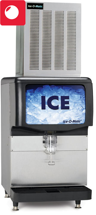 Ice-O-Matic GEMD270A 273 lb Pearl Ice Machine and Water Dispenser